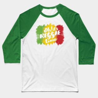 Reggae Time Baseball T-Shirt